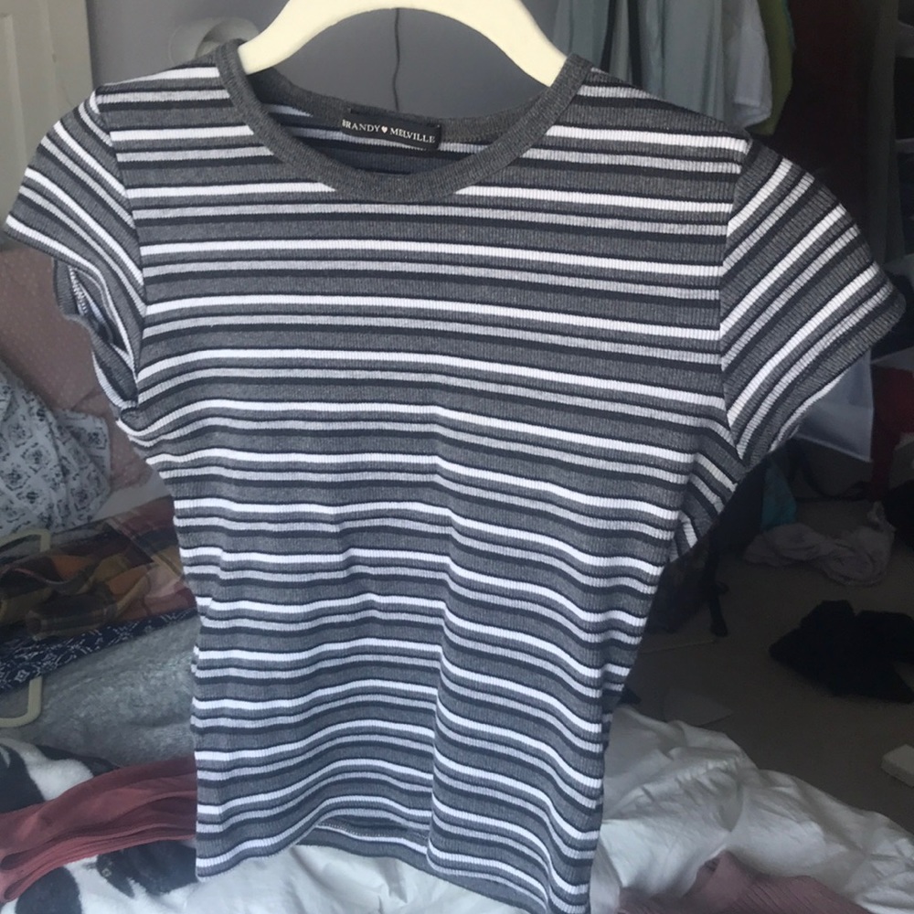 Brandy Melville Striped Croptop